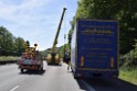 LKW in Boeschung A 3 Rich Frankfurt Hoehe Roesrath Lohmar P229